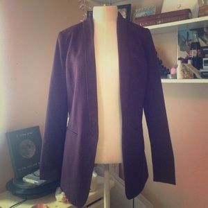 Burgundy wine blazer