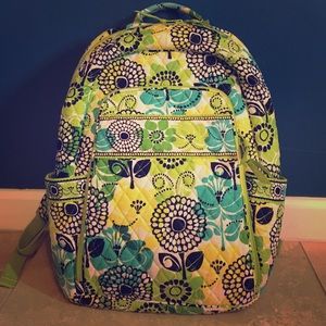 Vera Bradley Backpack w/laptop pocket