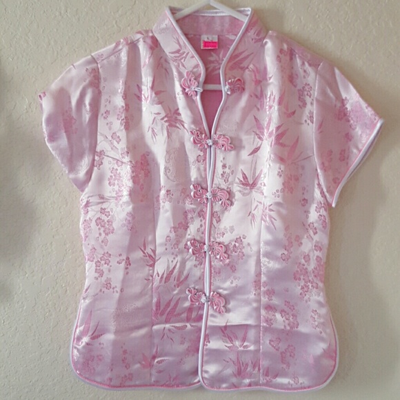Pink Chinese shirt