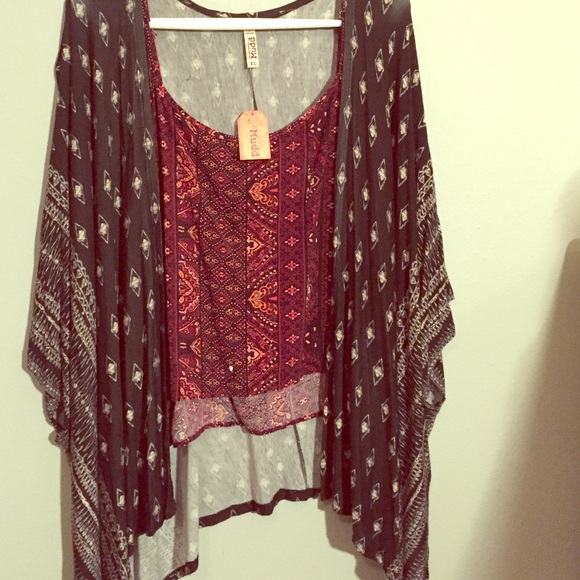 Mudd Jersey Kimono