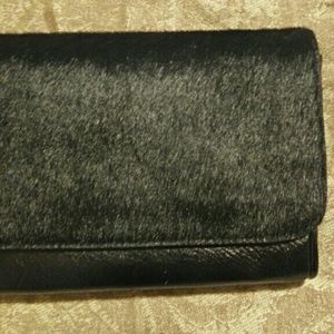 Hobo International Calf Hair Wristlet Clutch