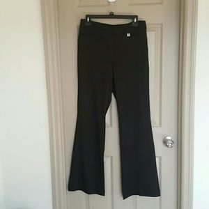 New york and company  black pull on dress pants