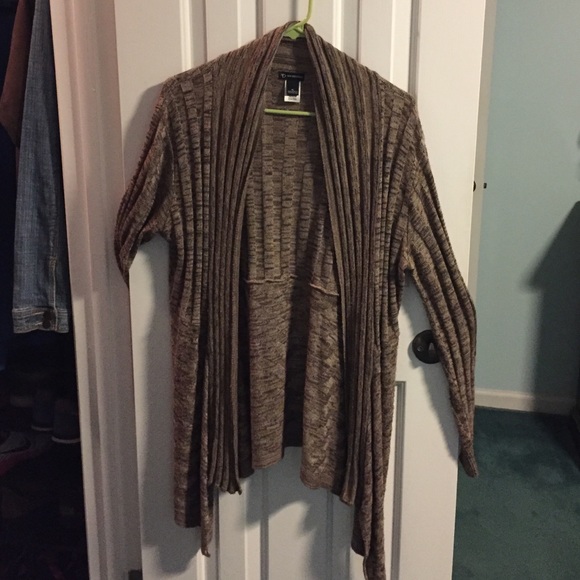 New directions brown flowy cardigan.
