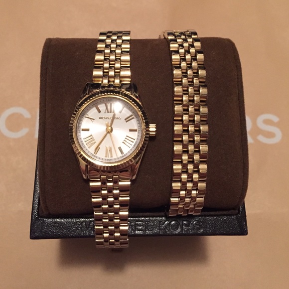 Michael Kors Gold-tone Wrap Watch