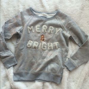 AEO Merry & Bright sweatshirt size Medium NWT