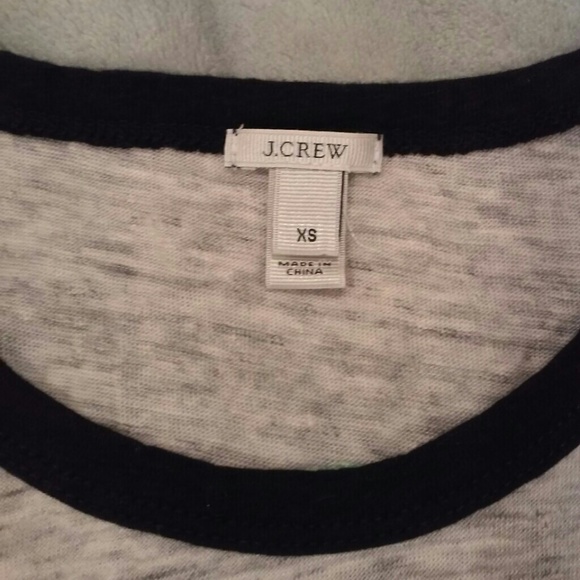 New J Crew Mon Cheri Gray Shirt XS - Picture 3 of 3