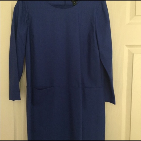J. Crew 3/4 sleeve shift dress with front pockets