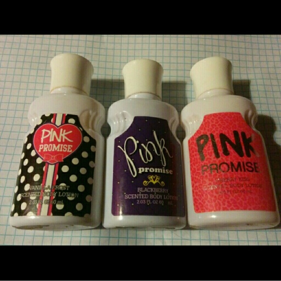3 pink promise lotions