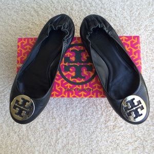 Tory Burch REVA Black and Silver