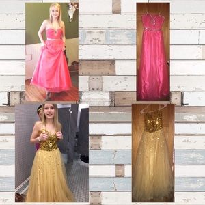 I am selling old prom dresses!