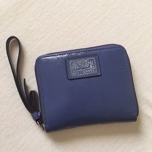 Coach square zipper wallet