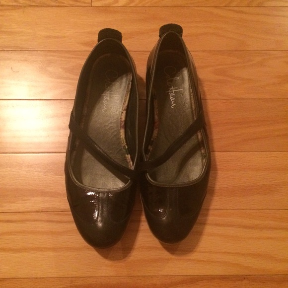 Cole Haan Nike Air Black Parent Flats 7B