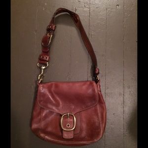 Leather COACH bag
