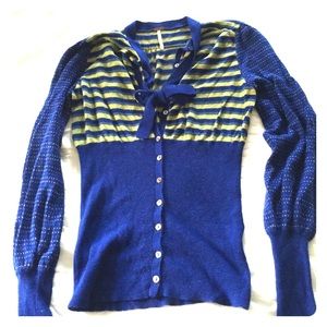 Cool tie top Free People shirt