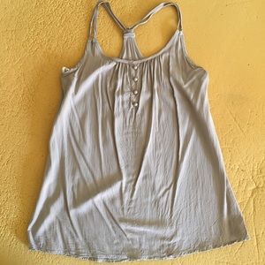 Tan flowy tank