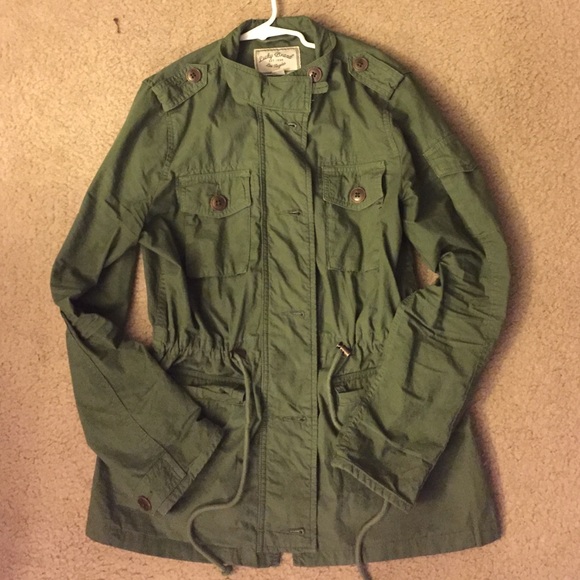 Lucky Brand XS Utility Military Olive Jacket ❤️
