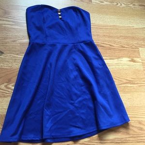 Royal blue dress