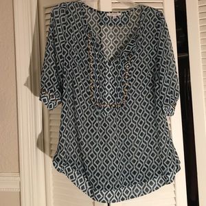 41Hawthorne Moni stud blouse, EUC
