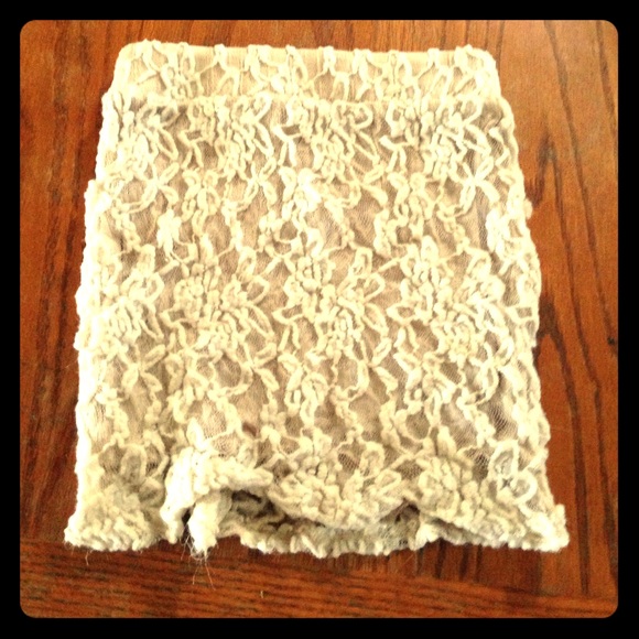 Charlotte Russe mini skirt sheer with slip - Picture 1 of 3