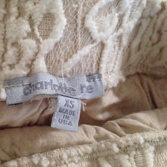 Charlotte Russe mini skirt sheer with slip - Picture 3 of 3