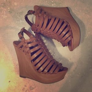 Mossimo Supply Co Brown Wedges
