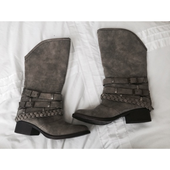 Gray Boots