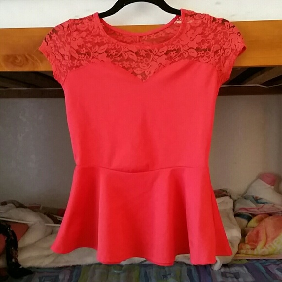 Super cute coral shirt!