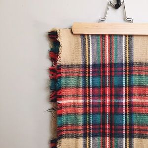 Plaid Blanket Scarf