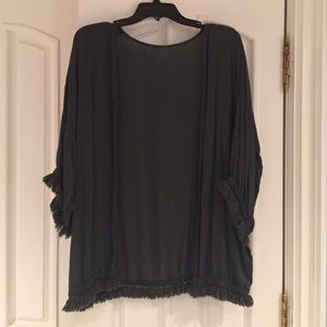 Dark gray cardigan from Barcelona