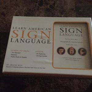 Sign language card