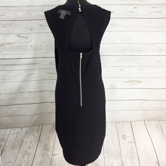 Black Plus size Midi Dress - Picture 4 of 4