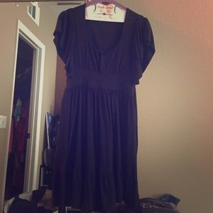 Flirty black dress