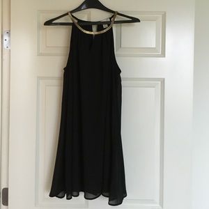 Black bojo chic formal dress