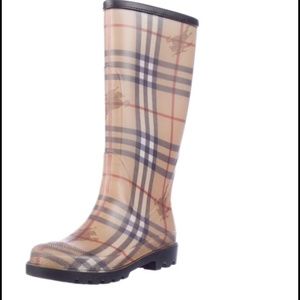 Burberry Nova Check Rain boots