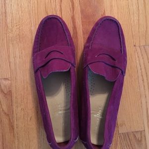 Cole haan suede loafers