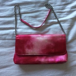 Pink clutch