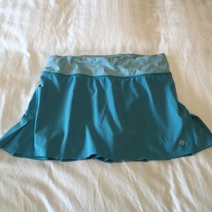 Lululemon skirt with built in shorts