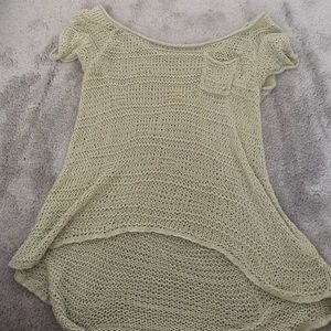 A&F high-low knit