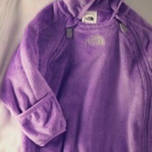 The North Face "Buttery" Fleece Bunting - Lilac