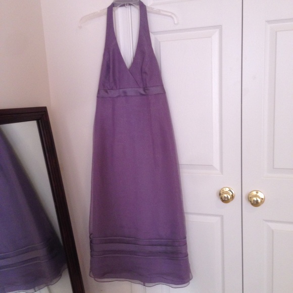 Purple bridesmaid dress/gown