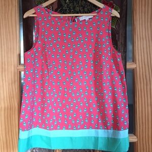 Adorable LOFT Silky Parrot Shirt