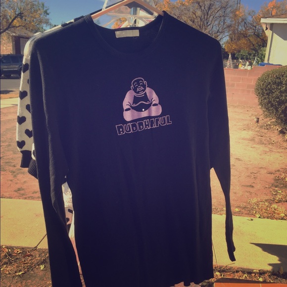 Cute thermal. Black with purple Buddha