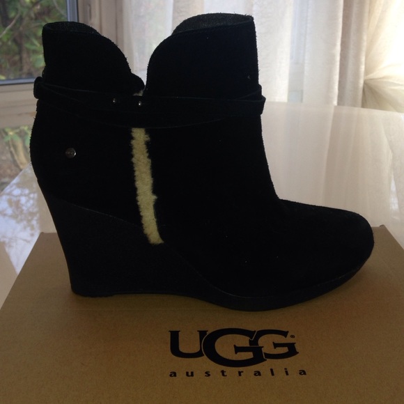 UGG Shoes - Brand new Ugg suede wedge booties