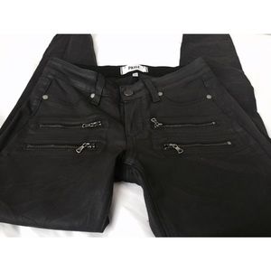 Paige Leather Coating Pants