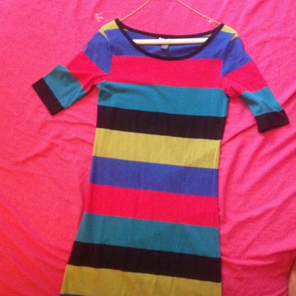Color Block Casual Dress