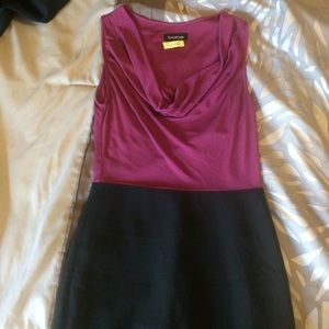 Sophisticated and sexy Bebe dress