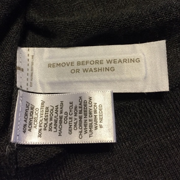 ❌SOLD❌ LOFT charcoal grey light-weight cardigan - Picture 4 of 4