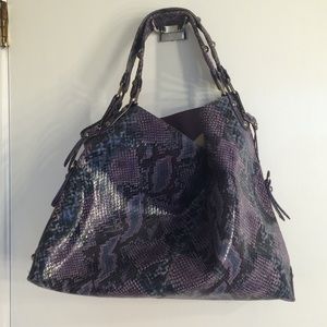 Stuart Weitzman python tote