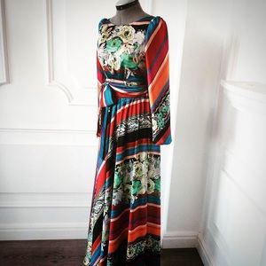 100%silk maxi dress