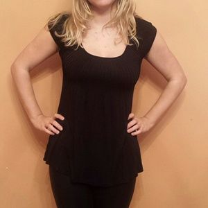 Black shirt &VS LOVE pink shirt